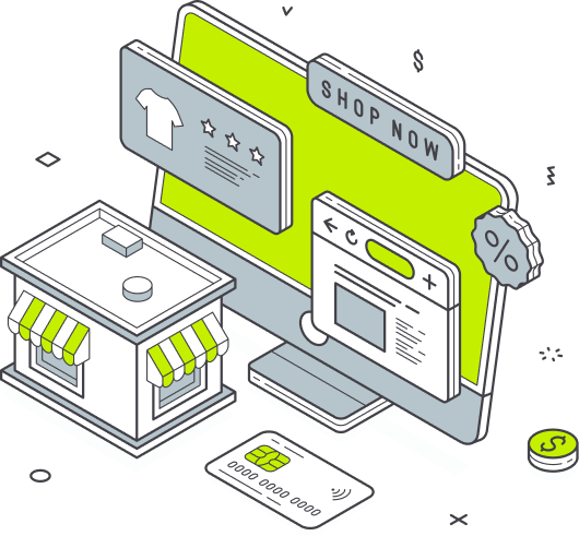 UptimeMonitor e-commerce store graphic